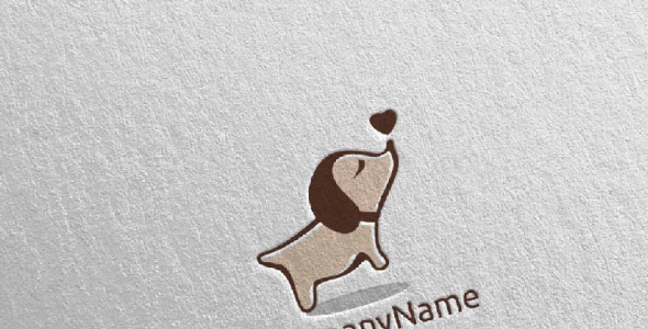 Шаблон логотипа на тему графика