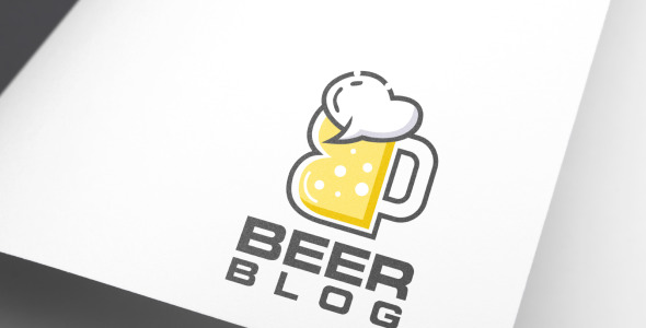 Шаблон логотипа на тему графика