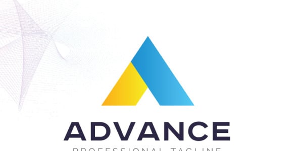 Шаблон логотипа на тему графика