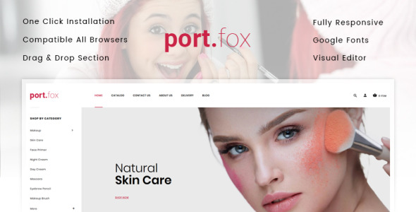 тема магазина косметики shopify