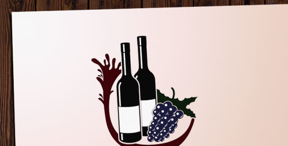 Шаблон логотипа на тему графика