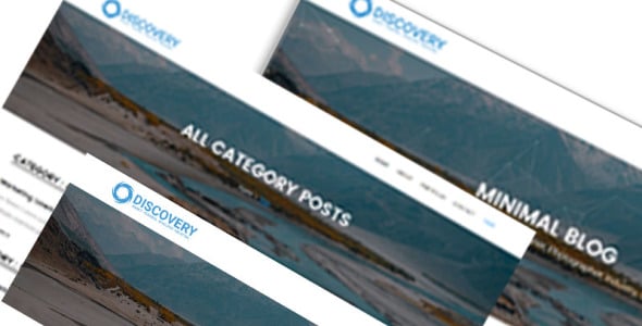 Discovery A Responsive Blog Website Template