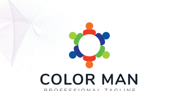 Шаблон логотипа на тему графика