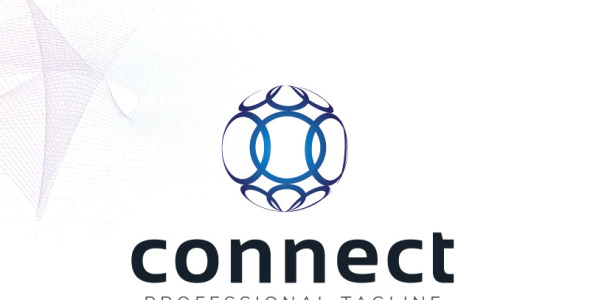 Шаблон логотипа на тему графика