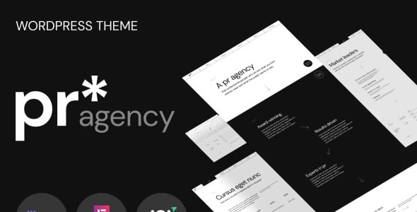 pr-агентство elementor-based wordpress theme