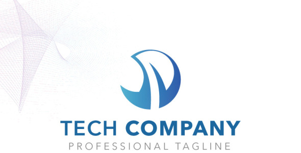 Шаблон логотипа на тему графика