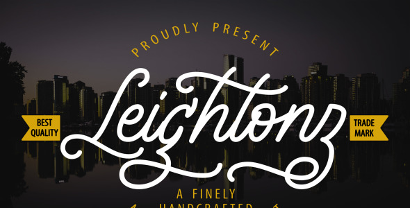 Шрифт на тему графика