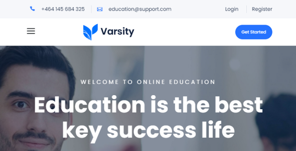 образовательный шаблон сайта bootstrap