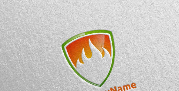 Шаблон логотипа на тему графика