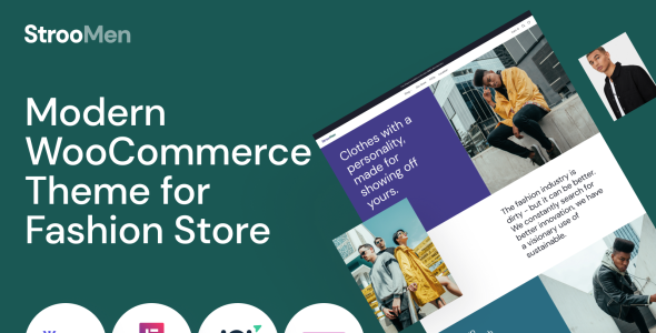 мужская мода электронная коммерция магазин woocommerce тема