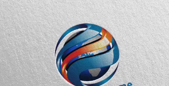 Шаблон логотипа на тему графика