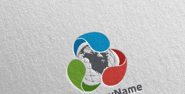 Шаблон логотипа на тему графика