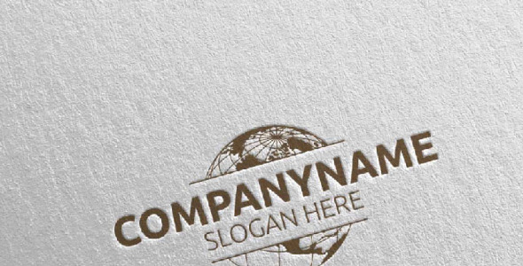 Шаблон логотипа на тему графика