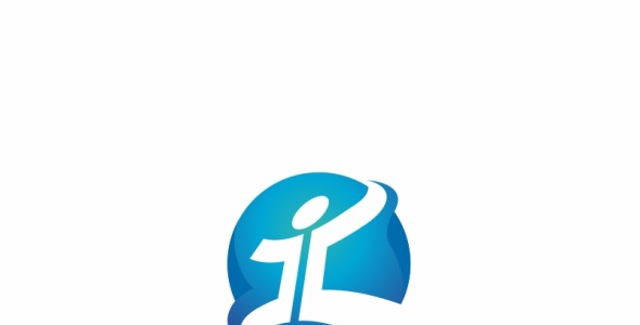 Шаблон логотипа на тему графика