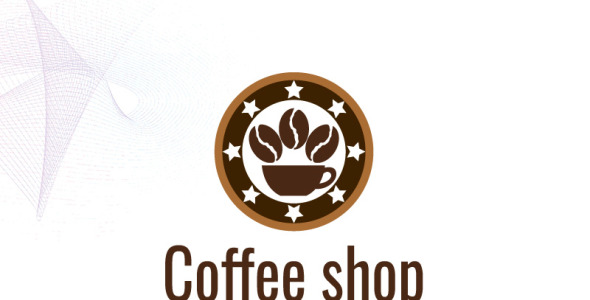 Шаблон логотипа на тему графика