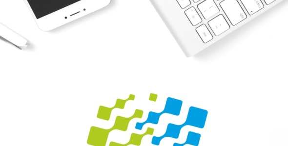 Шаблон логотипа на тему графика