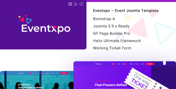 шаблон event &amp; conference joomla