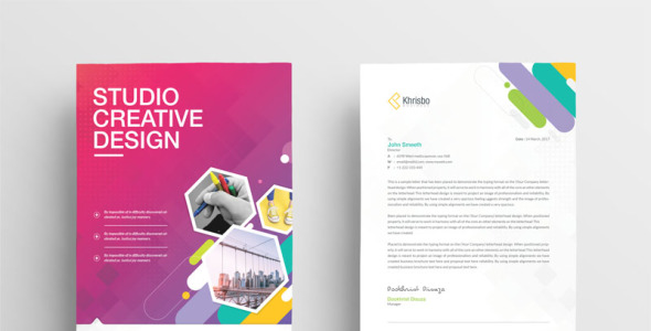 Фирменный стиль на тему графика