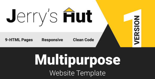 шаблон сайта jerry hut