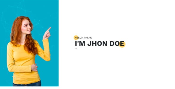 Responsive HTML5 Personal Portfolio Landing Page Template