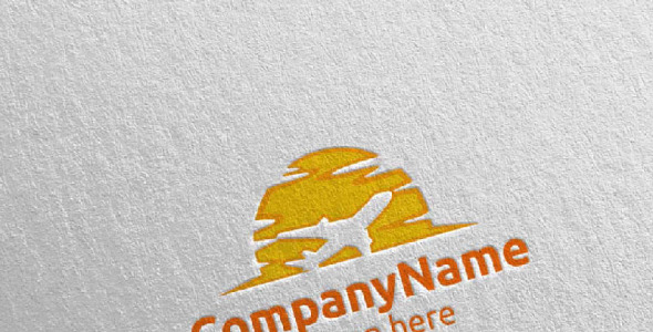 Шаблон логотипа на тему графика