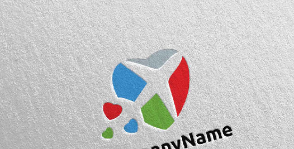 Шаблон логотипа на тему графика