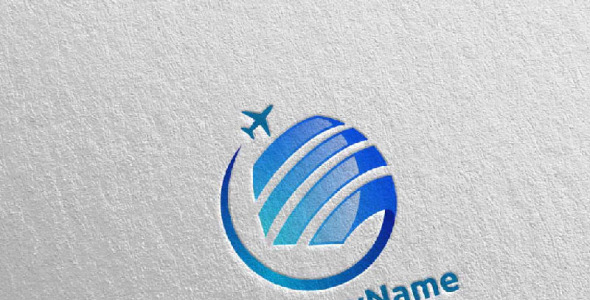 Шаблон логотипа на тему графика