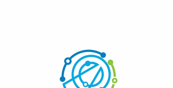 Шаблон логотипа на тему графика