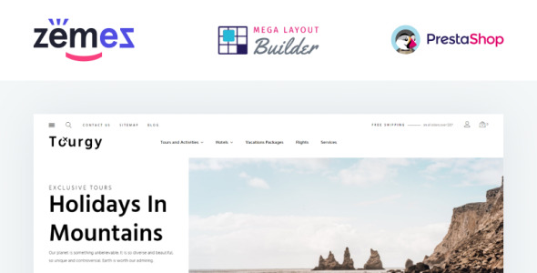 туристическое агентство электронная коммерция шаблон prestashop тема