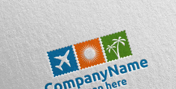 Шаблон логотипа на тему графика