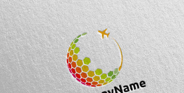 Шаблон логотипа на тему графика