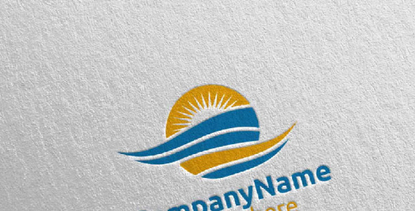 Шаблон логотипа на тему графика