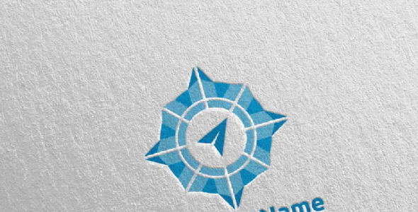 Шаблон логотипа на тему графика