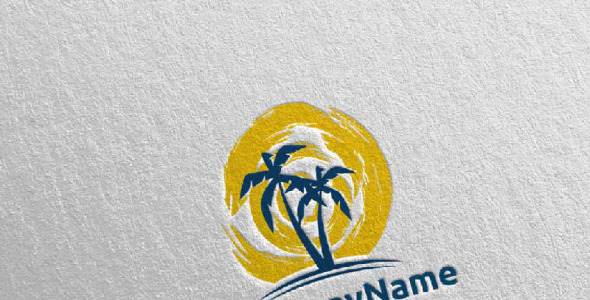 Шаблон логотипа на тему графика