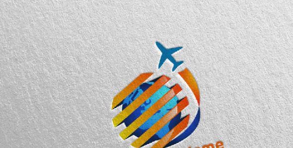 Шаблон логотипа на тему графика