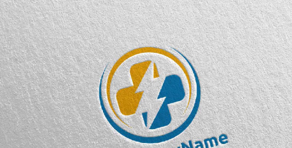 Шаблон логотипа на тему графика