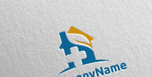 Шаблон логотипа на тему графика