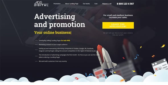 ADS Landing Page Template