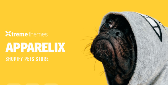 apparelix pets интернет магазин шаблон shopify тема