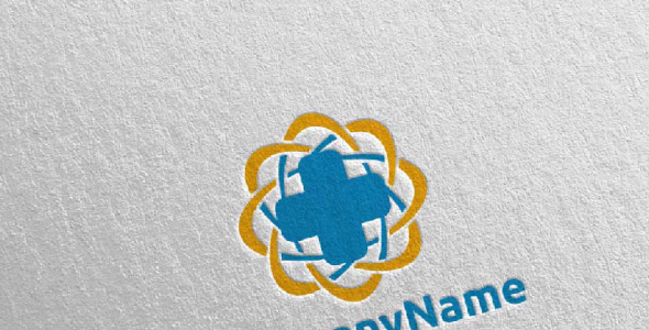 Шаблон логотипа на тему графика