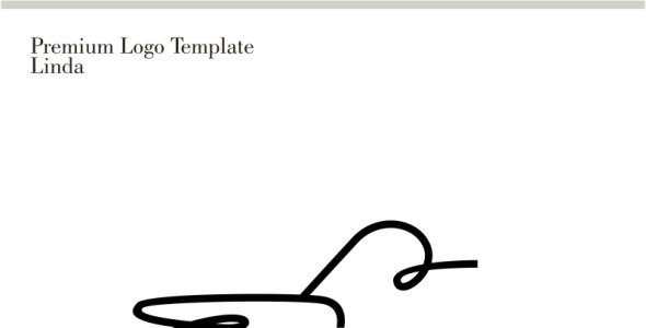 Шаблон логотипа на тему графика