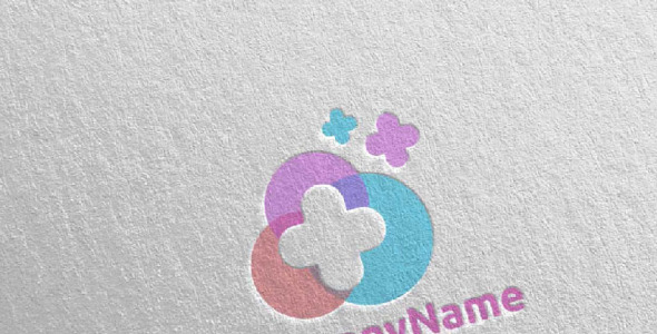 Шаблон логотипа на тему графика