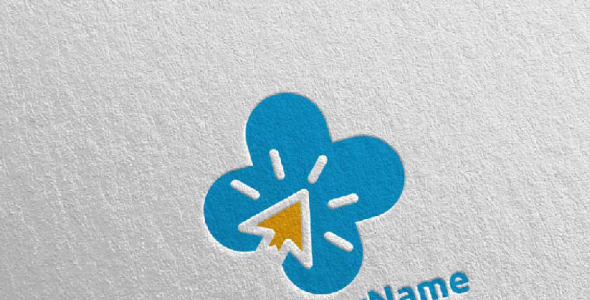 Шаблон логотипа на тему графика