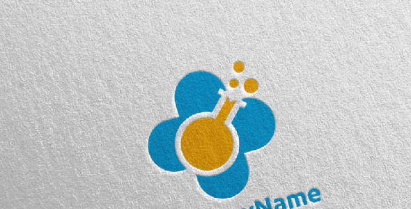 Шаблон логотипа на тему графика