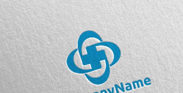 Шаблон логотипа на тему графика