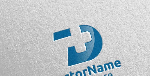 Шаблон логотипа на тему графика