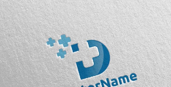 Шаблон логотипа на тему графика