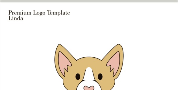 Шаблон логотипа на тему графика