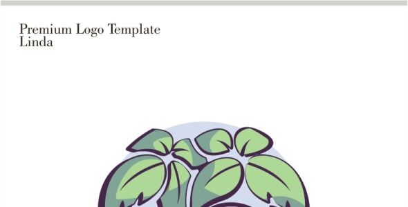 Шаблон логотипа на тему графика