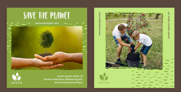 Шаблон для соцсетей на тему графика